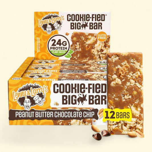 Lenny & Larry's Big Bar, Peanut Butter Chocolate Chip, 12ct