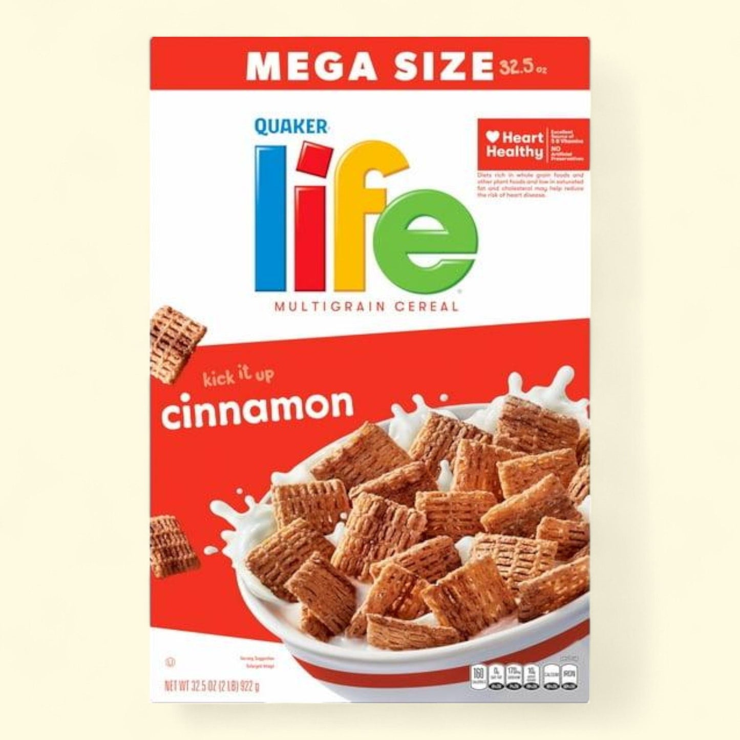 Céréales Quaker Life, à la cannelle, 925 g