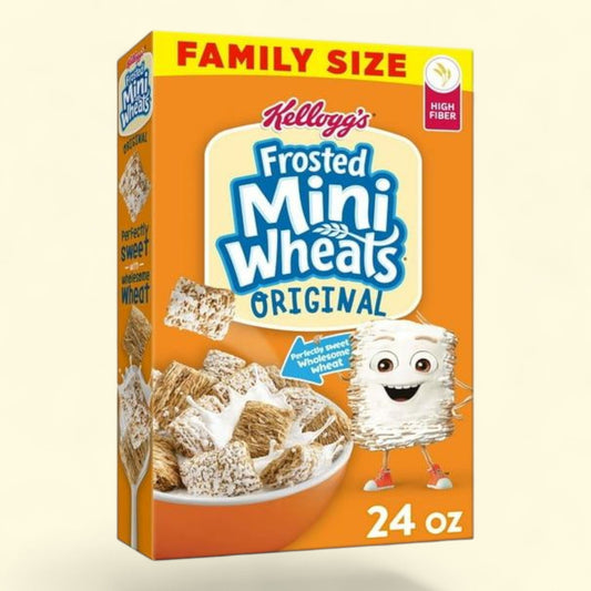 Kellogg's Frosted Mini-Wheats Cereal, Family Size, 24oz