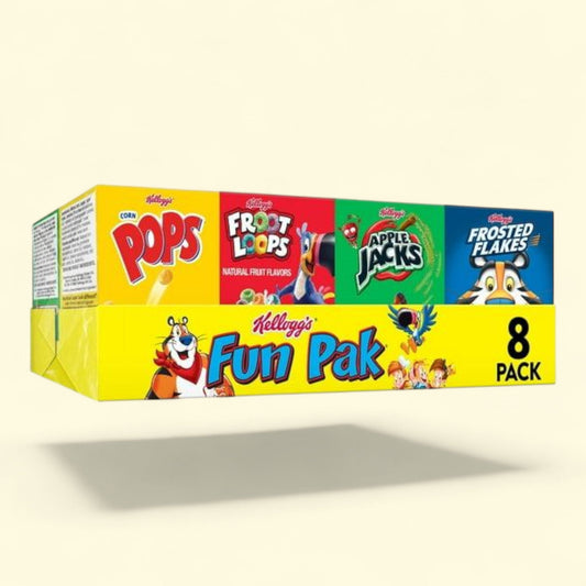 Kellogg's Kids Cereal, Variety Pack, 8.56oz Tray (8 Boxes)