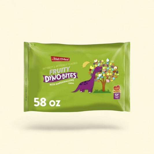 Malt-O-Meal Fruity Dyno Bites with Marshmallows Kids Breakfast Cere... — authentic US product shipped worldwide by Treatspree