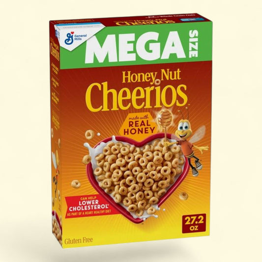 Honey Nut Cheerios, Mega Size 27.2 oz