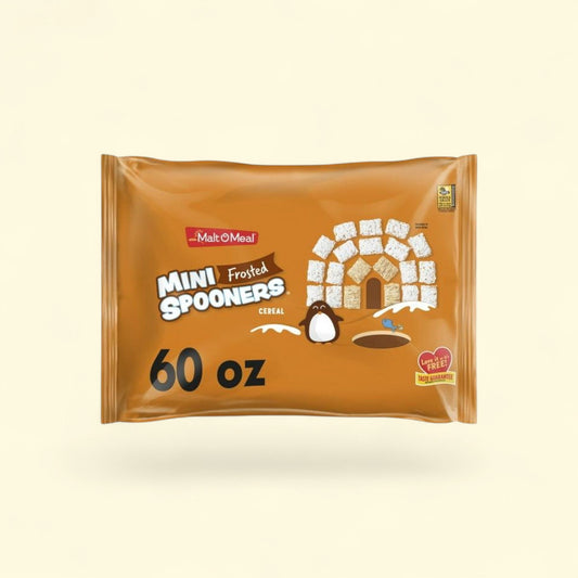 Malt-O-Meal Frosted Mini Spooners Shredded Wheat Whole Grain Wheat ... — authentic US product shipped worldwide by Treatspree