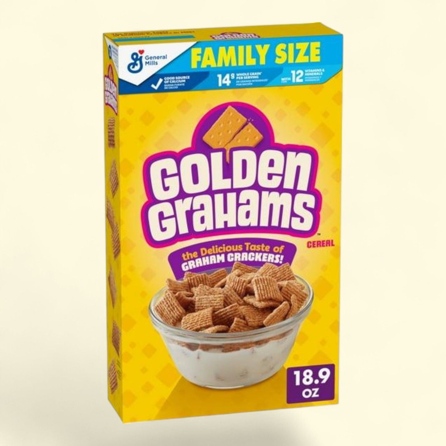 Golden Grahams Breakfast Cereal, Family Size 18.9 oz