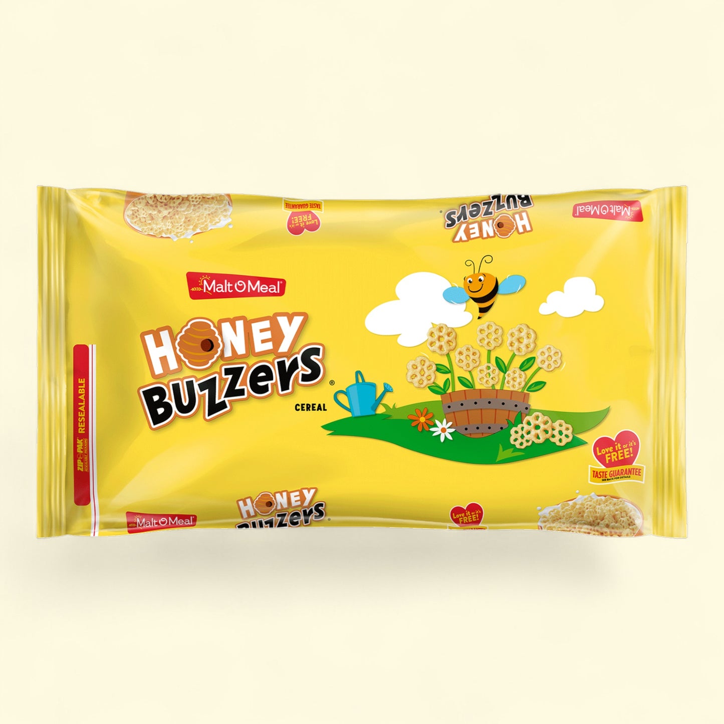 Malt-O-Meal Honey Buzzers Breakfast Cereal, 30 oz