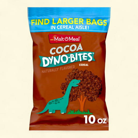 Malt-O-Meal Cocoa Dyno-Bites Breakfast Cereal, 10 oz.
