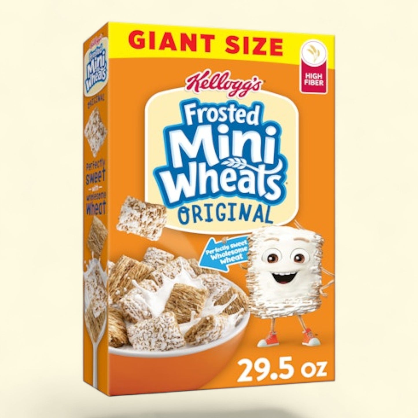 Kellogg's Frosted Mini Wheats Breakfast Cereal, Family Size, 29.5oz