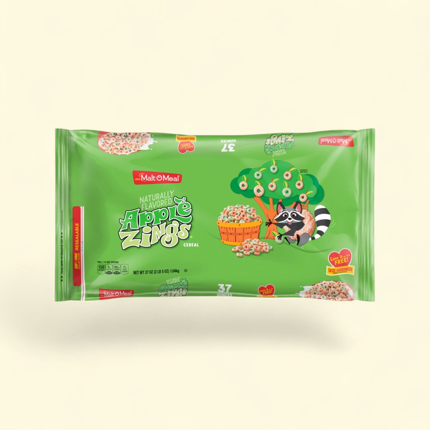 Malt-O-Meal Apple Zings Cereal, 30 oz — authentic US product shipped worldwide by Treatspree