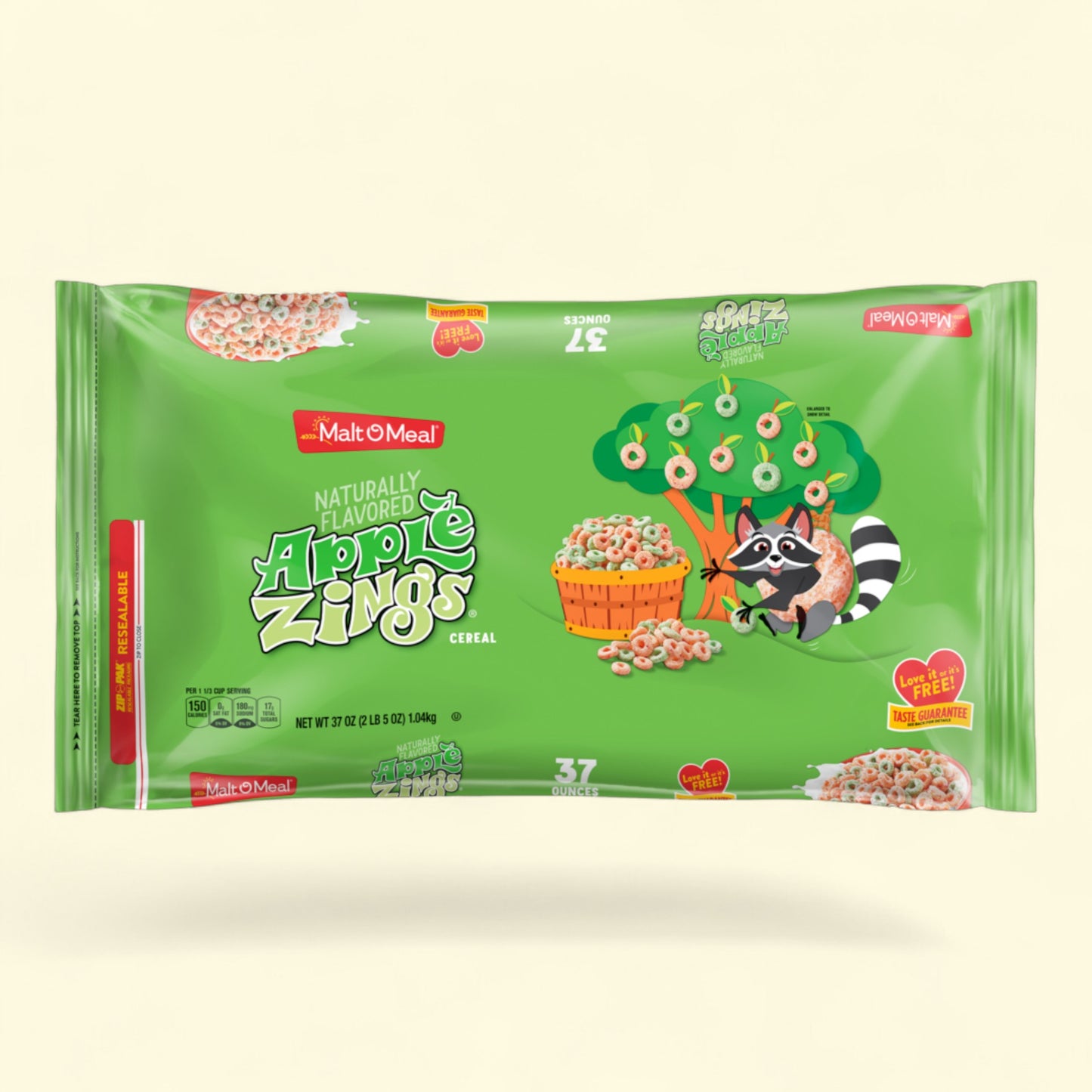Malt-O-Meal Apple Zings Cereal, 30 oz