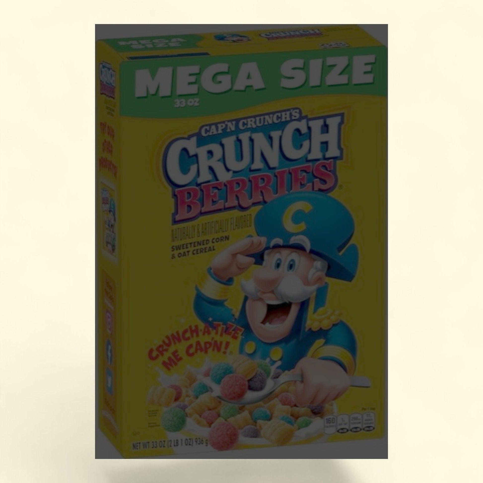 Cap'n Crunch Cereal, Crunchy Berries, 33 oz