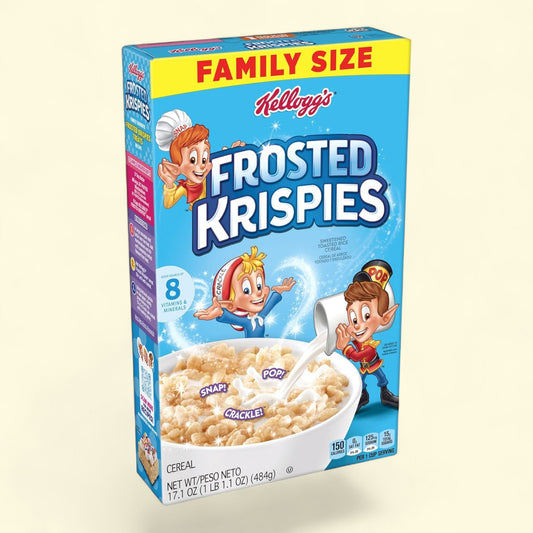 Kellogg's Frosted Krispies Cereal, Family Size 17.1oz