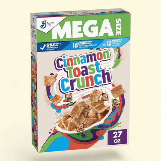 Céréales pour le petit-déjeuner Cinnamon Toast Crunch, grand format, 765 g