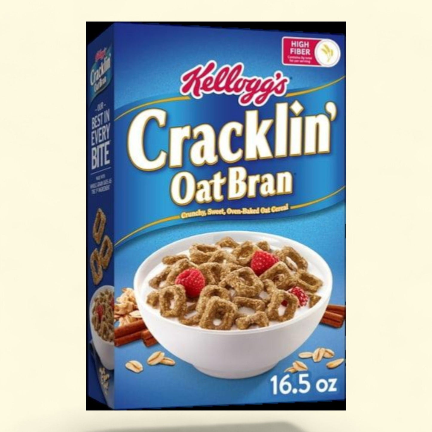 Kellogg's Cracklin' Oat Bran Cereal, 16.5oz