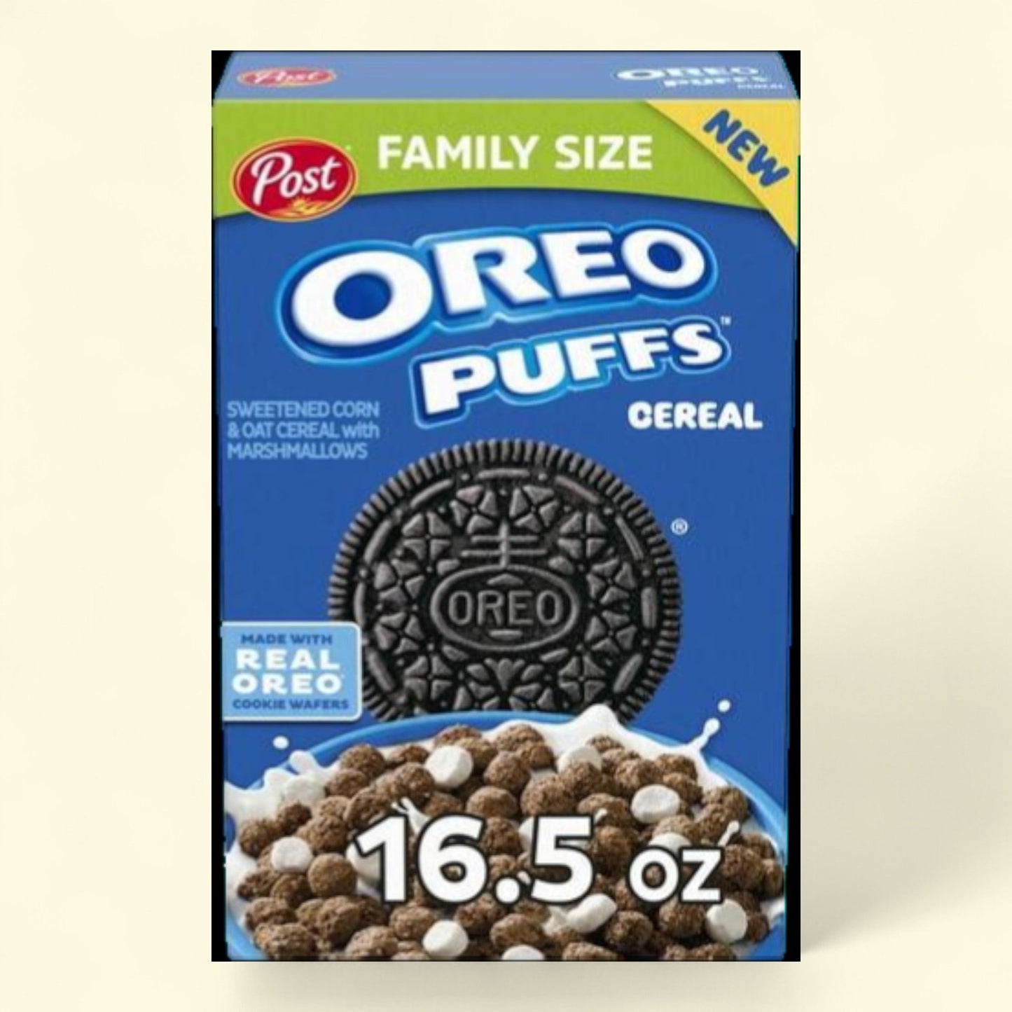 OREO PUFFS Breakfast Cereal, 16.5 oz