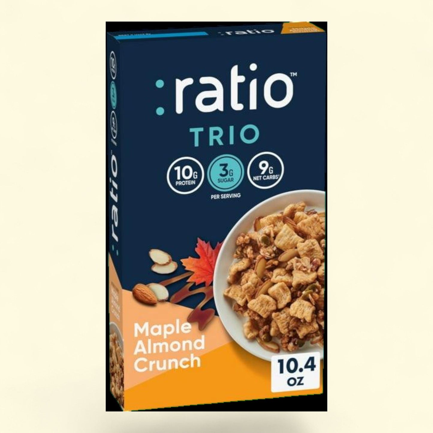 Céréales Ratio Trio au sirop d'érable et aux amandes croquantes, 295 g