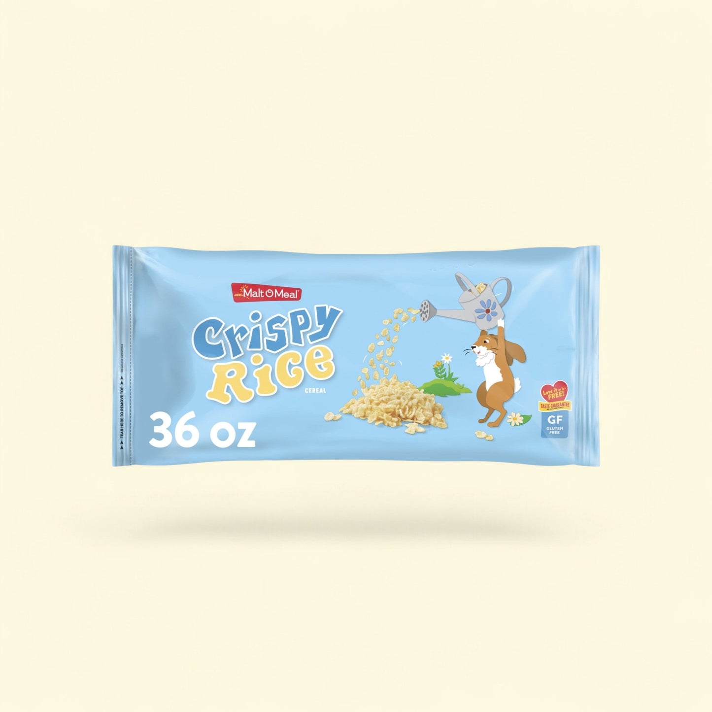 Malt-O-Meal Crispy Rice Cereal, 36 oz. — authentic US product shipped worldwide by Treatspree