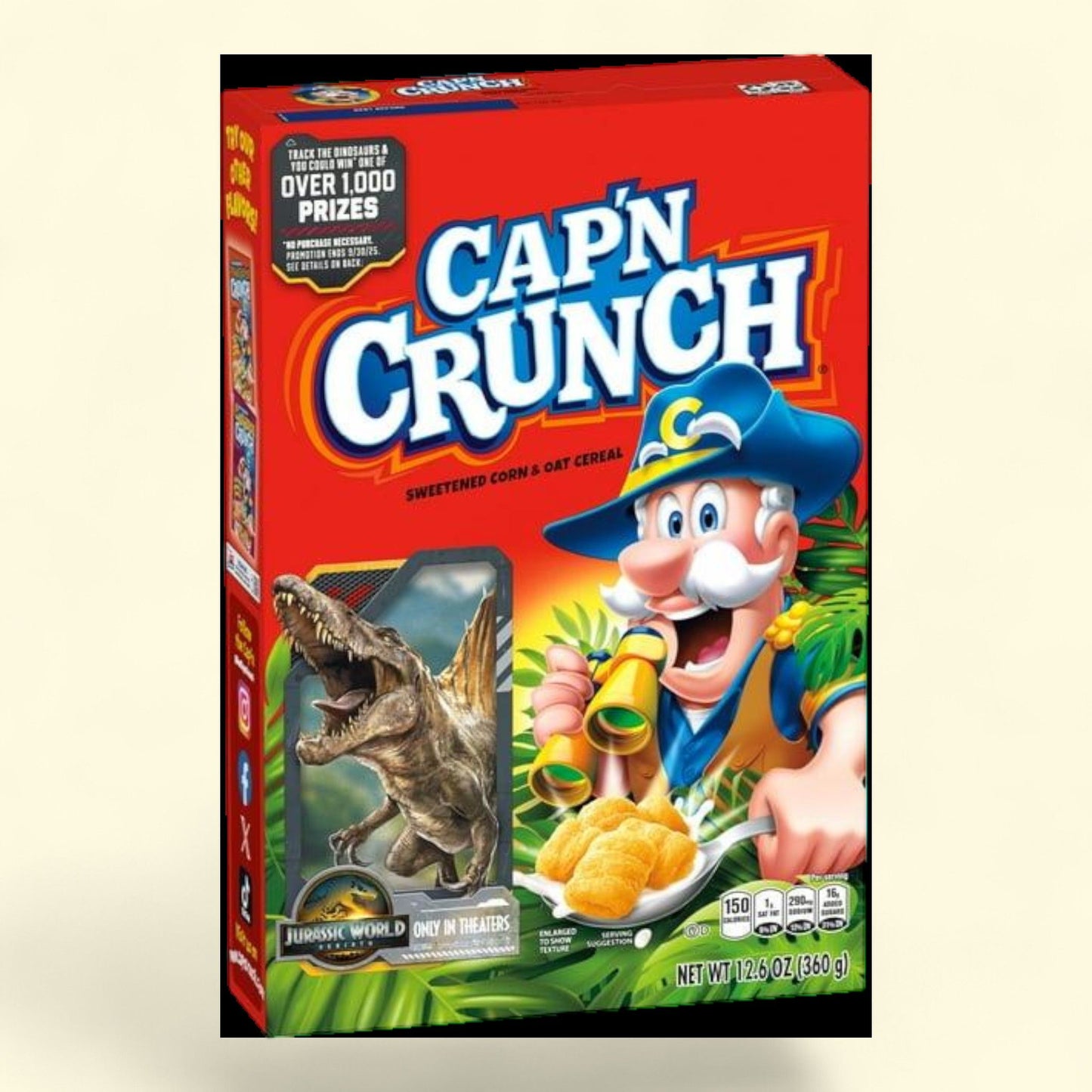 Cap'n Crunch Crunchy Cereal, 12.6 oz.