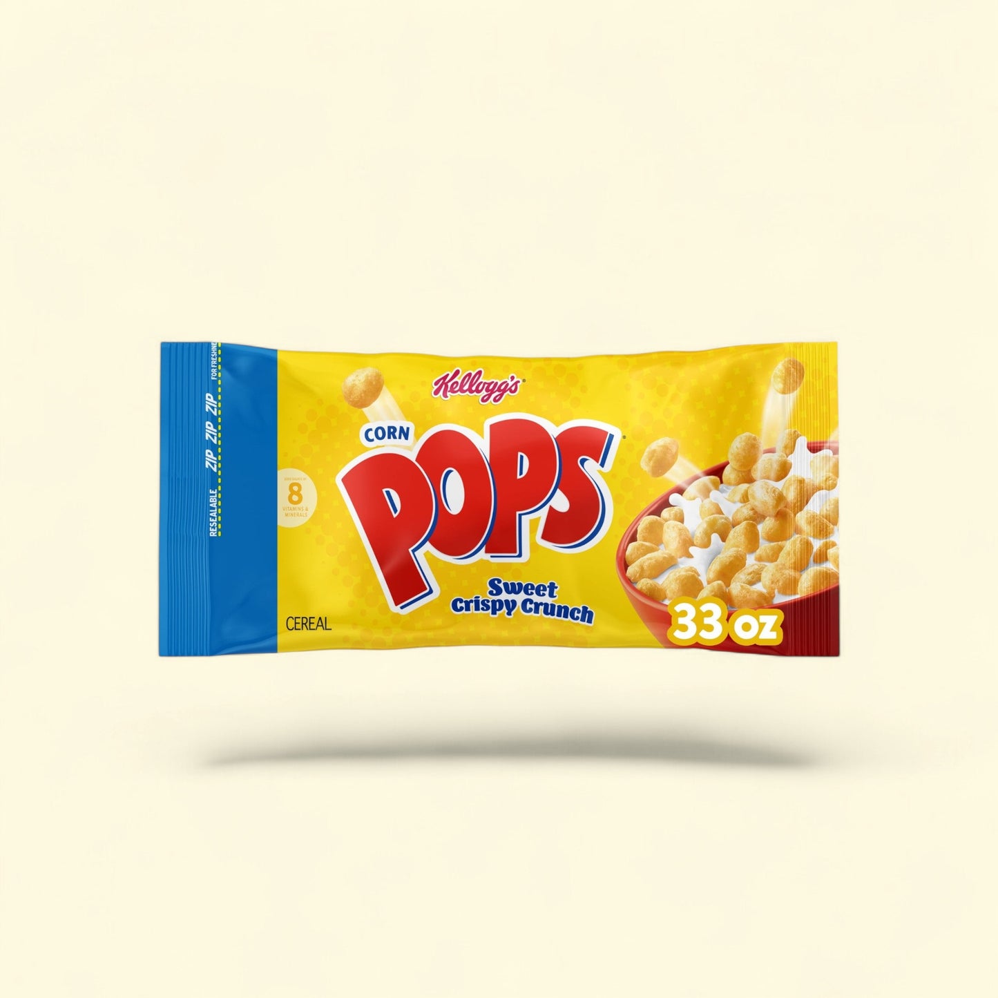 Kellogg's Corn Pops Cereal, Original, 33oz — authentic US product shipped worldwide by Treatspree
