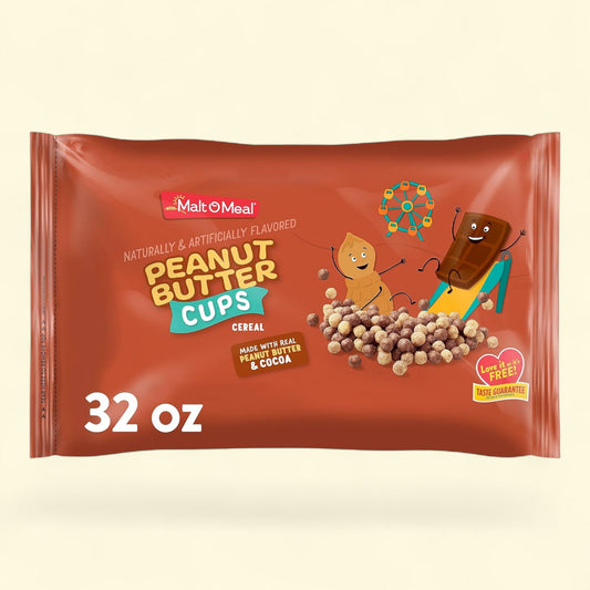 Malt-O-Meal Peanut Butter Cups Cereal, 32oz