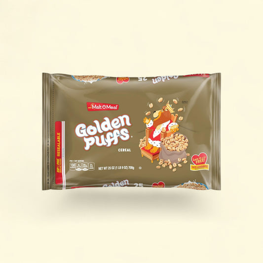 Malt-O-Meal Golden Puffs, Puffed Wheat Cereal, 32 oz — authentic US product shipped worldwide by Treatspree