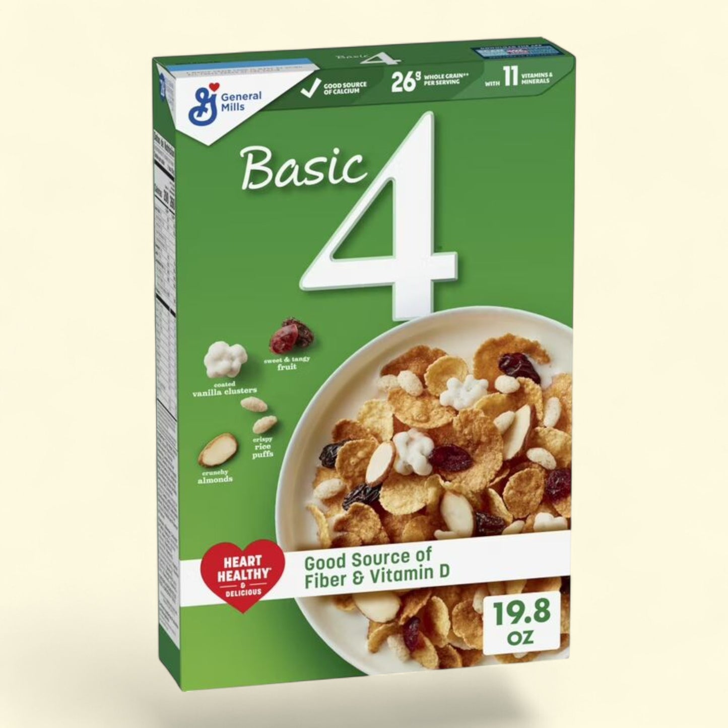 Céréales Basic 4 Heart Healthy, 560 g