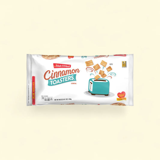 Malt-O-Meal Cinnamon Toasters Breakfast Cereal, 49oz — authentic US product shipped worldwide by Treatspree