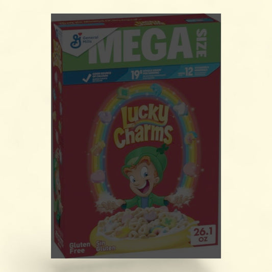 Lucky Charms Cereal, Limited Edition Jumbo Rainbows, 26.1 oz