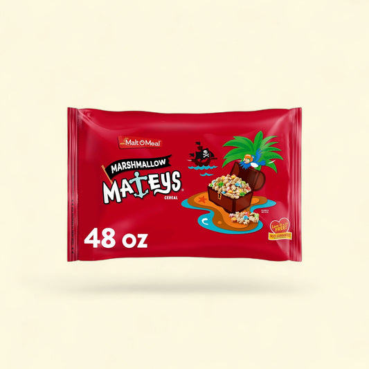 Malt-O-Meal Marshmallow Mateys, 48 oz. — authentic US product shipped worldwide by Treatspree