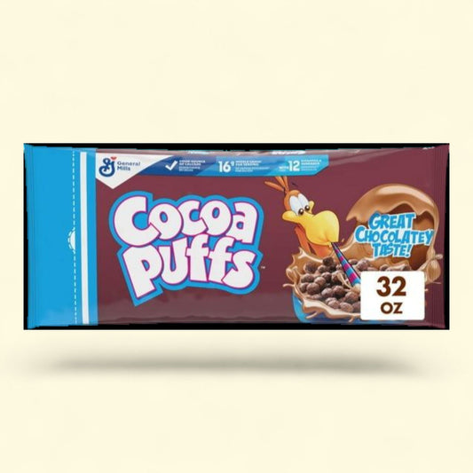 Cocoa Puffs, Chocolatey Breakfast Cereal, 32 oz