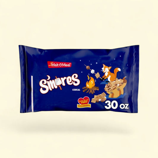 Malt-O-Meal Crunchy Smores Cereal, 30 oz — authentic US product shipped worldwide by Treatspree