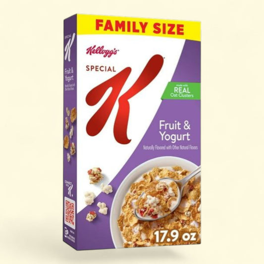 Kellogg's Special K Breakfast Cereal, Fiber Cereal, Family Size 17.9oz