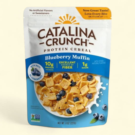 Céréales protéinées Catalina Crunch, saveur muffin aux myrtilles, 227 g