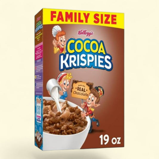 Kellogg's Cocoa Krispies Cereal, Family Size, 19oz
