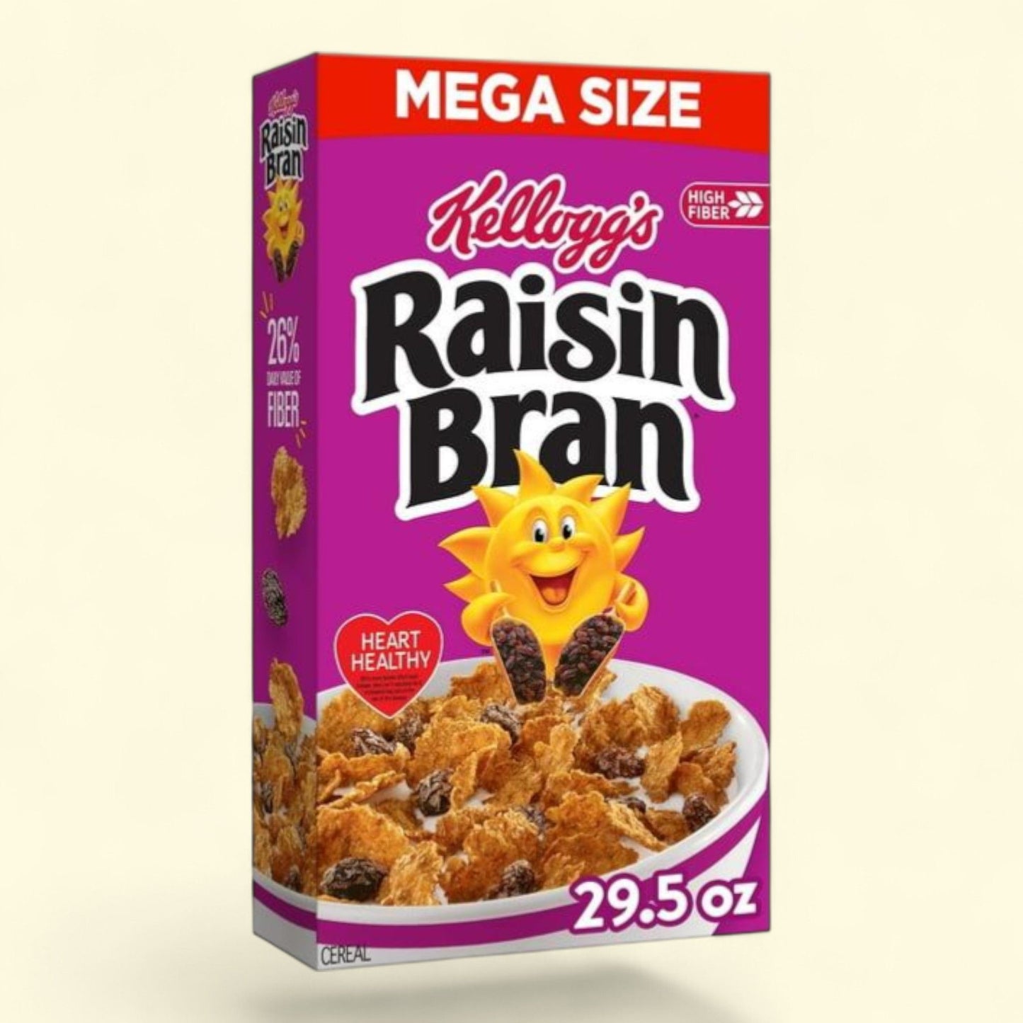 Kellogg's Raisin Bran Cereal, Mega Size, 29.5oz