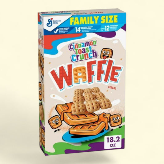 Céréales pour le petit-déjeuner Cinnamon Toast Crunch Waffle, format familial, 515 g