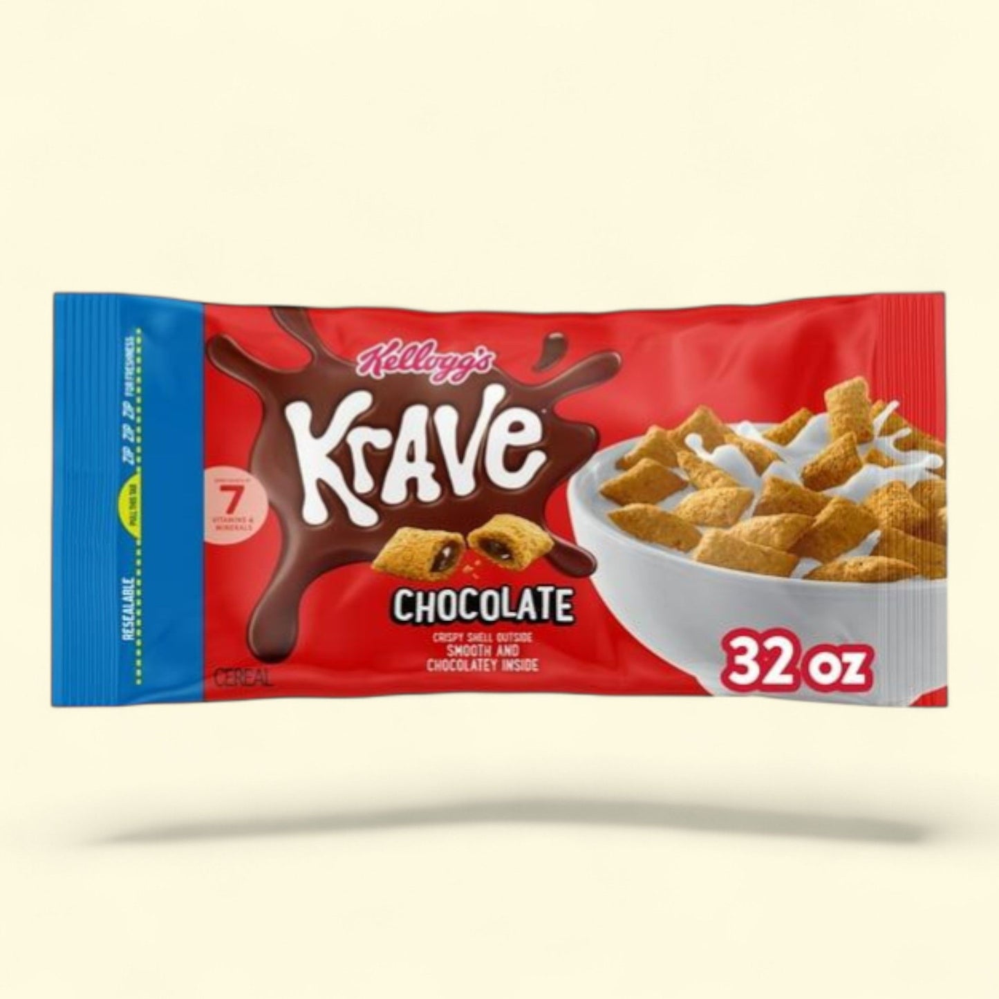 Kellogg's Krave Cereal, Chocolate, 32oz Bag