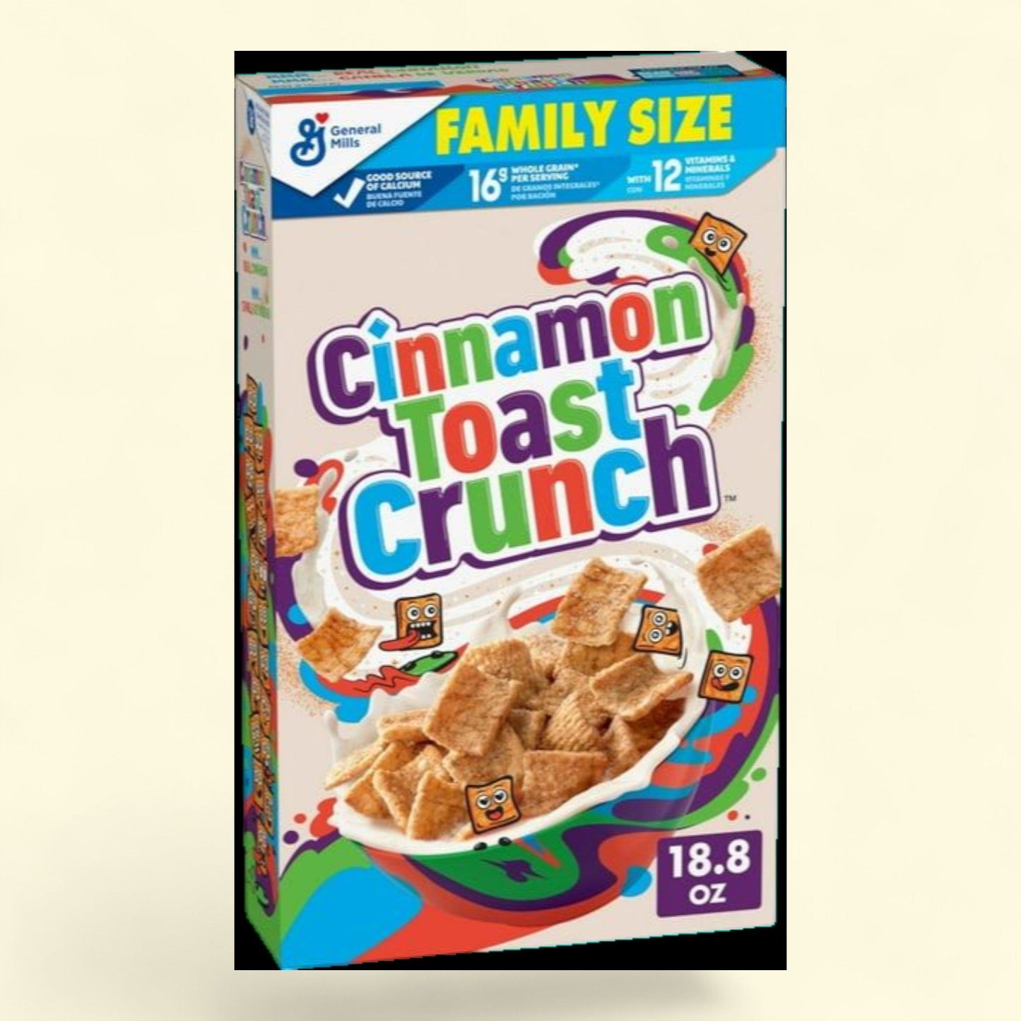 Céréales pour le petit-déjeuner Cinnamon Toast Crunch, format familial, 535 g