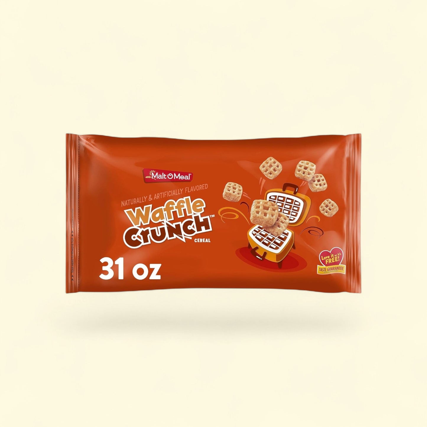 Malt-O-Meal Waffle Crunch, 31 oz — authentic US product shipped worldwide by Treatspree