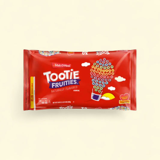 Malt-O-Meal Tootie Fruities Family Size Bag Cereal, 30 oz — authentic US product shipped worldwide by Treatspree