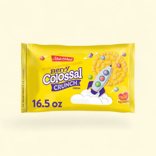 Malt-O-Meal Berry Colossal Crunch, 16.5 oz — authentic US product shipped worldwide by Treatspree