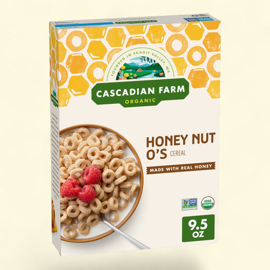 Céréales Cascadian Farm Organic Honey Nut O's, 269 g