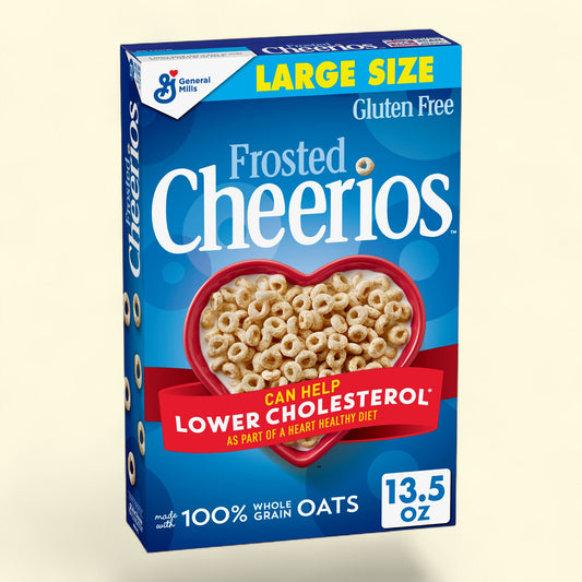 Frosted Cheerios, Large Size Cereal 13.5 oz