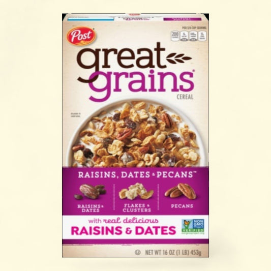 Great Grains Raisins Dates & Pecans Cereal, 16 oz