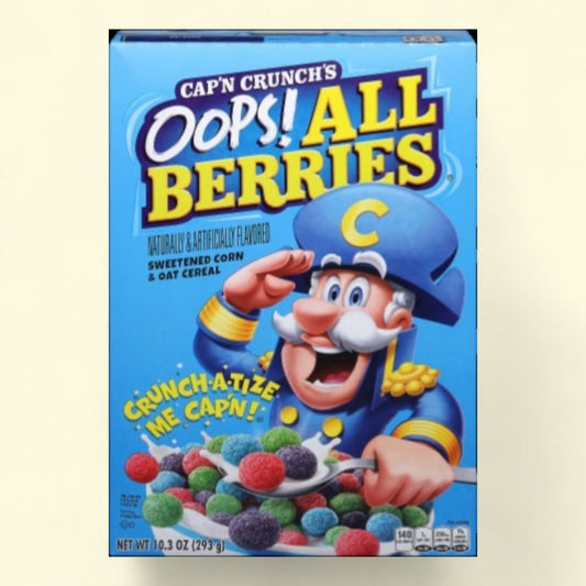 Cap'n Crunch's Oops All Berries Cereal, 15.4 oz