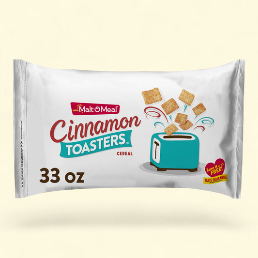 Malt-O-Meal Cinnamon Toasters, Family Size Bag, 33 oz