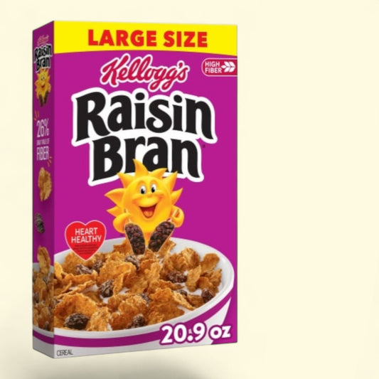 Kellogg's Raisin Bran, Large Size, 20.9 oz
