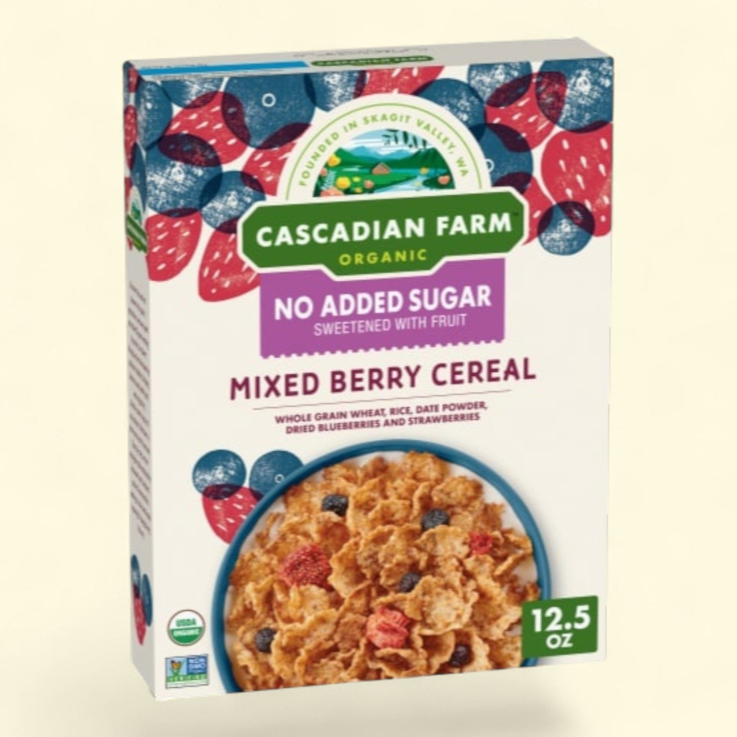 Céréales bio aux fruits rouges Cascadian Farm, sans sucre ajouté, 283 g