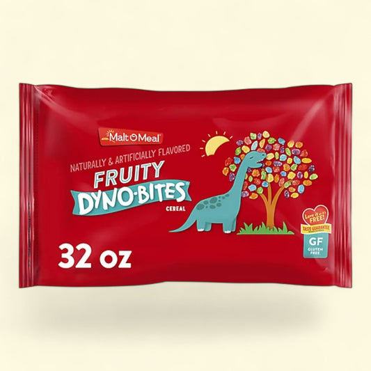 Malt-O-Meal Fruity Dyno-Bites, Family Size Bag, 32 oz