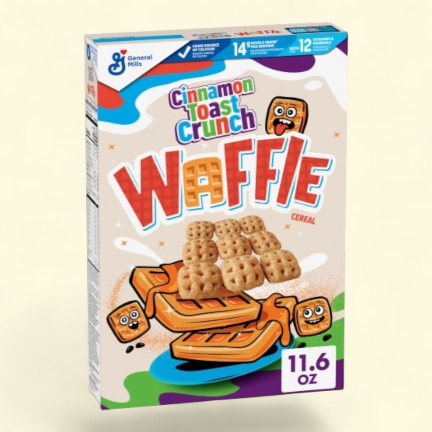 Céréales Waffle Cinnamon Toast Crunch, 330 g