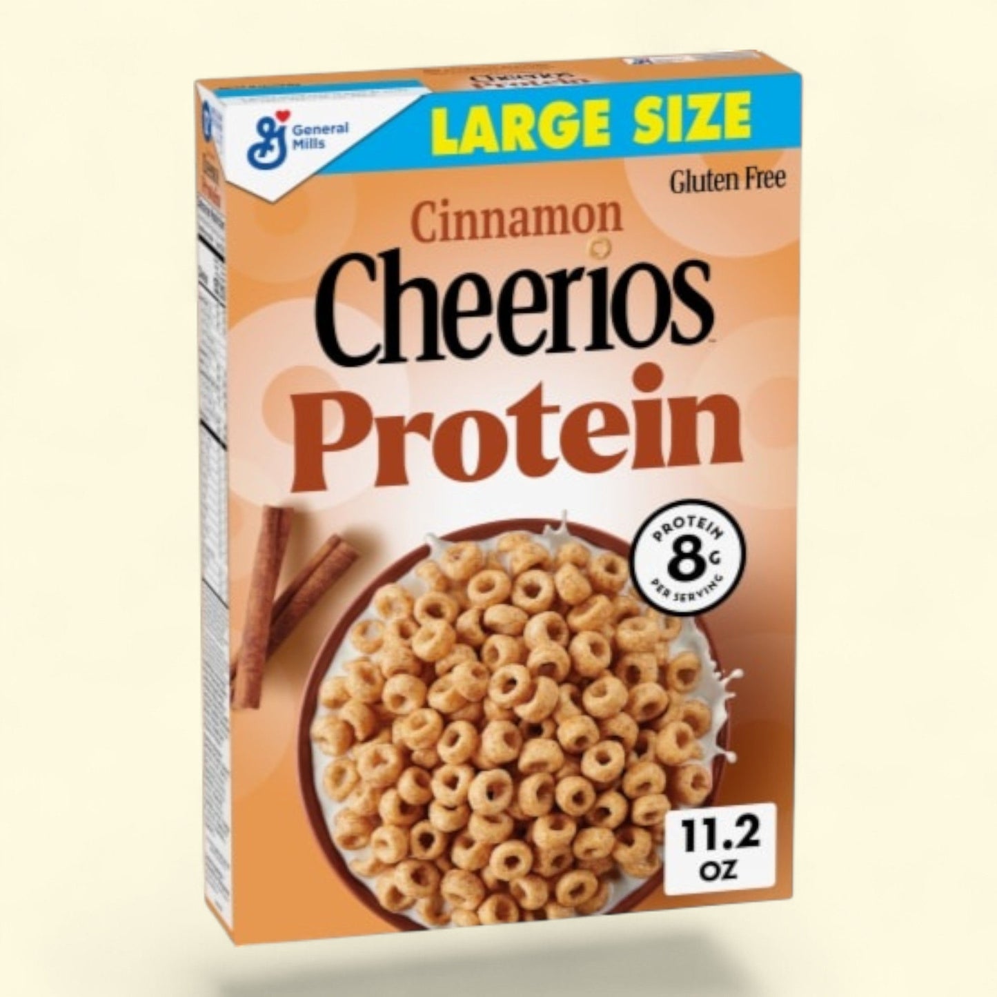 Cheerios Protein, Cinnamon, 11.2 Oz